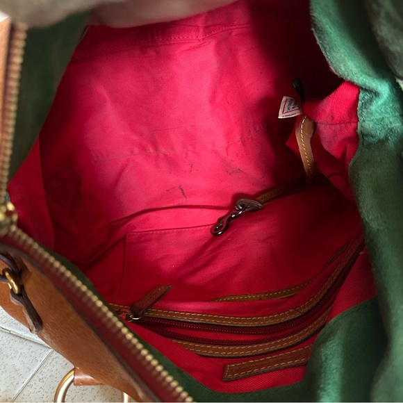 Dooney & Bourke Florentine Leather Tassle Satchel Bag - Picture 15 of 15